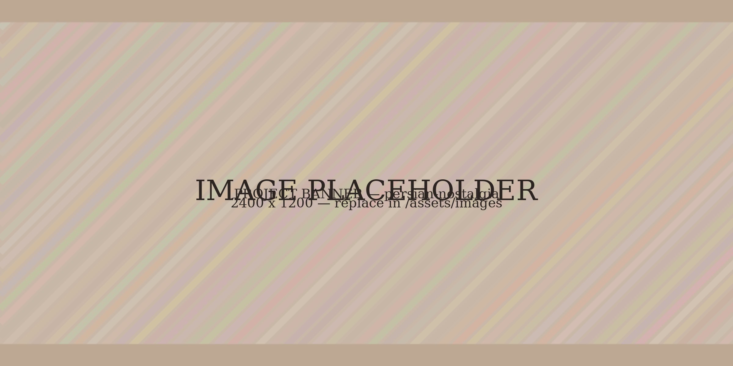 Persian Nostalgia — project banner